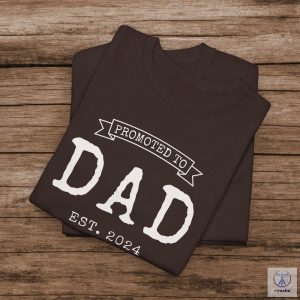 Promoted To Dad Custom Dad Shirt Personalized Father Shirt Dad Est Shirt Custom Fathers Day Shirt Custom Dad Gift riracha 2