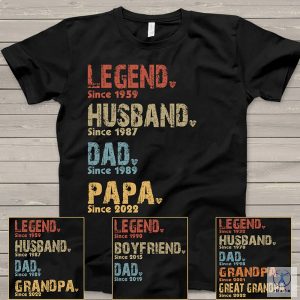 Personalized Legend Husband Dad Grandpa Shirt Apparel For Grandpa Best Shirt For Papa Fathers Day Gift Birthday Gift riracha 2