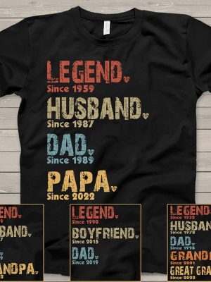 Personalized Legend Husband Dad Grandpa Shirt Apparel For Grandpa Best Shirt For Papa Fathers Day Gift Birthday Gift riracha 2