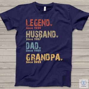 Personalized Legend Husband Dad Grandpa Shirt Apparel For Grandpa Best Shirt For Papa Fathers Day Gift Birthday Gift riracha 3