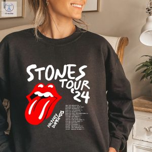 The Rolling Stones Hackney Diamonds Tour 2024 Schedule List T Shirt Rolling Stones Tour 2024 Cities Rolling.Stones Tour Unique riracha 2