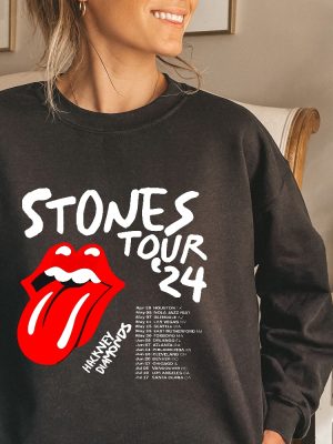 The Rolling Stones Hackney Diamonds Tour 2024 Schedule List T Shirt Rolling Stones Tour 2024 Cities Rolling.Stones Tour Unique riracha 2