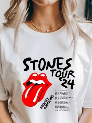 The Rolling Stones Hackney Diamonds Tour 2024 Schedule List T Shirt Rolling Stones Tour 2024 Cities Rolling.Stones Tour Unique riracha 3