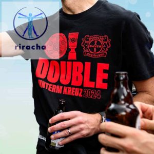 Xabi Alonso Leverkusen Double Unterm Krez 2024 T Shirt Unique riracha 3