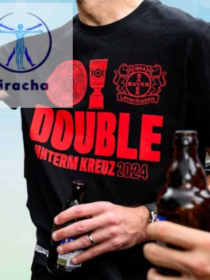 Xabi Alonso Leverkusen Double Unterm Krez 2024 T Shirt Unique riracha 3