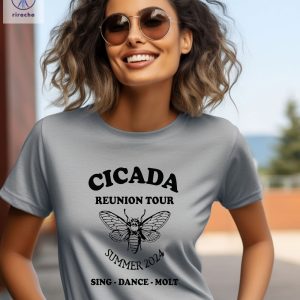 The Cicadas Reunion Tour Shirt Cicada 2024 Cicada Shirt Cicadas Invasion Summer Scream 2024 Gift For Nature Lovers Unique riracha 2