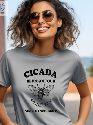 The Cicadas Reunion Tour Shirt Cicada 2024 Cicada Shirt Cicadas Invasion Summer Scream 2024 Gift For Nature Lovers Unique riracha 2