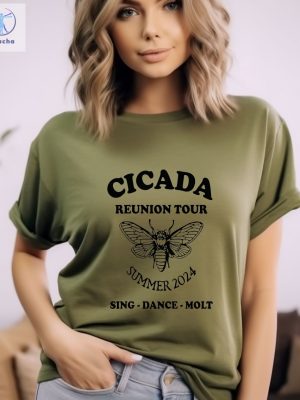 The Cicadas Reunion Tour Shirt Cicada 2024 Cicada Shirt Cicadas Invasion Summer Scream 2024 Gift For Nature Lovers Unique riracha 6