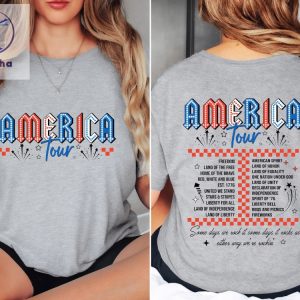 Retro America Tour Shirt 4Th Of July Shirt 1776 Independence Day Shirt American Flag Shirt Memorial Day Shirt Unique riracha 3