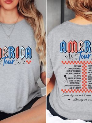 Retro America Tour Shirt 4Th Of July Shirt 1776 Independence Day Shirt American Flag Shirt Memorial Day Shirt Unique riracha 3