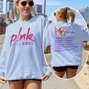 Pink Singer Summer Carnival 2024 Tour Sweatshirt Pink Fan Lovers Shirt Music Tour 2024 Shirt Trustfall Album Shirt P Nk Tour 2024 Unique riracha 4