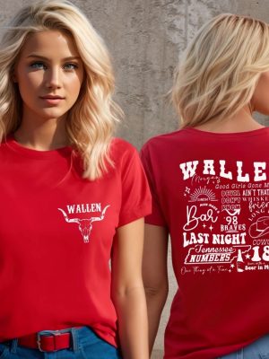 Vintage Wallen Country Music Sweatshirt Vintage Concert Sweatshirt Western Tour Hoodie Cowboy Vintage Wallen Shirt Trendy Cowgirl Unique riracha 2