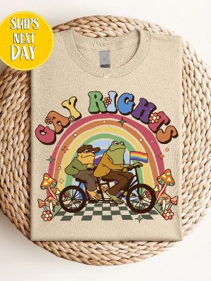 Funny Frog Gay Rights Lgbt Rainbow Shirt Funny Lgbt Shirt Frog And Toad Pride Shirt Happy Pride Month Meme Lgbt Pride Shirt Unique riracha 2