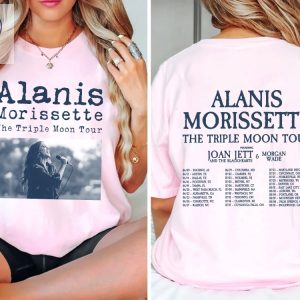 Alanis Morissette The Triple Moon Tour 2024 T Shirt Alanis Morissette Tour 2024 Alanis Morissette Setlist Unique riracha 2