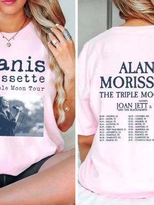 Alanis Morissette The Triple Moon Tour 2024 T Shirt Alanis Morissette Tour 2024 Alanis Morissette Setlist Unique riracha 2