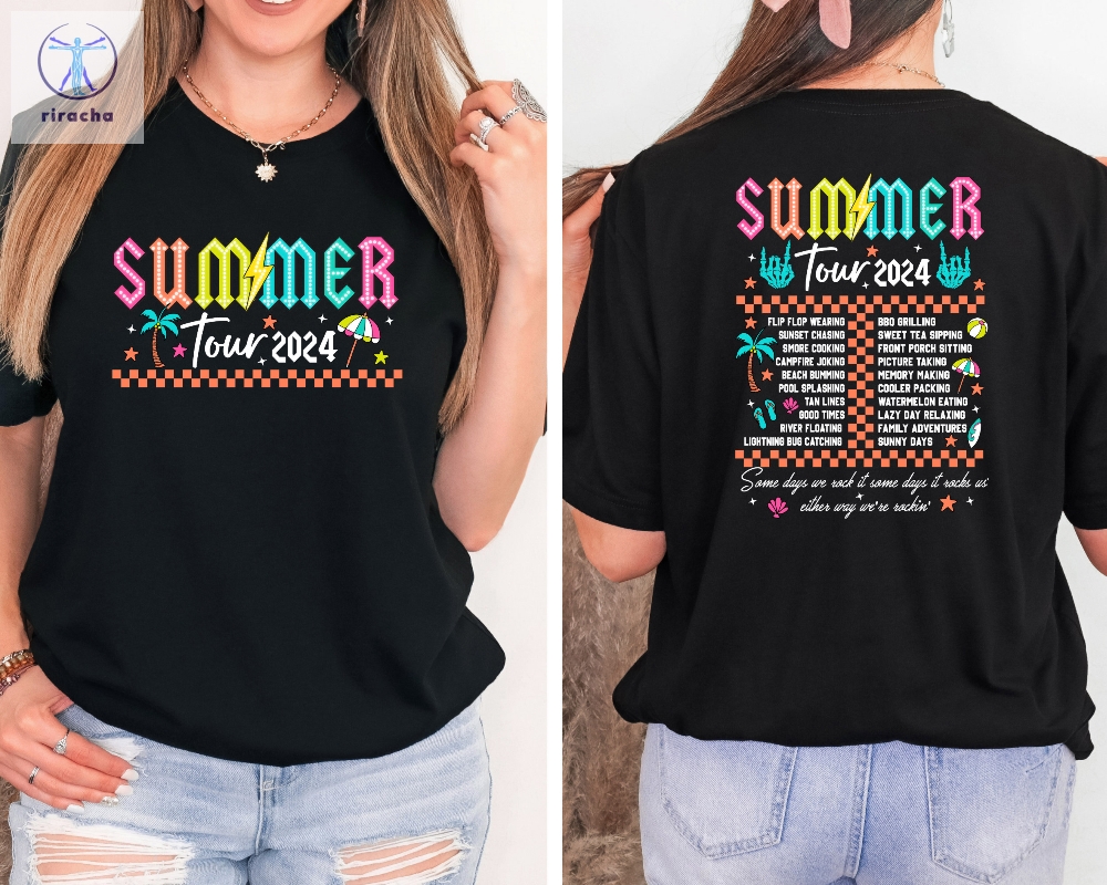 Retro Summer Tour Shirt Summer Vibes Shirt Beach Shirt Hello Summer Shirt Summer Vacation Shirt Trendy Summer Shirt Unique riracha 1