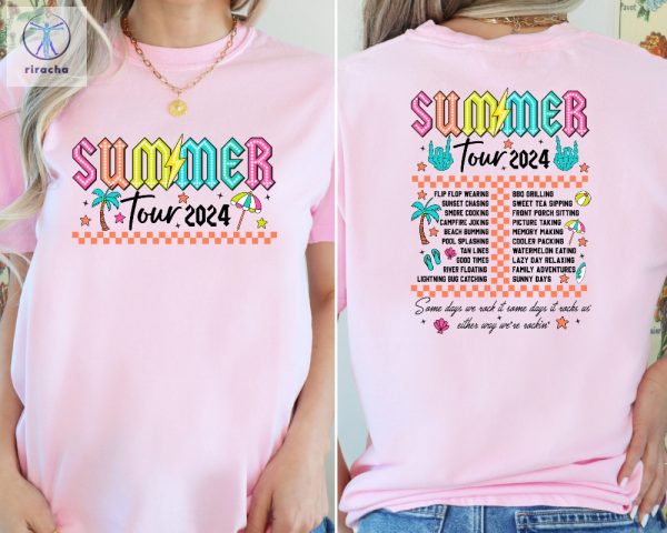 Retro Summer Tour Shirt Summer Vibes Shirt Beach Shirt Hello Summer Shirt Summer Vacation Shirt Trendy Summer Shirt Unique riracha 2