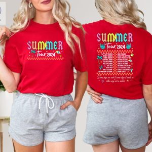 Retro Summer Tour Shirt Summer Vibes Shirt Beach Shirt Hello Summer Shirt Summer Vacation Shirt Trendy Summer Shirt Unique riracha 3
