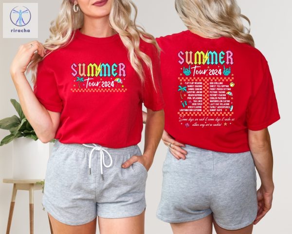 Retro Summer Tour Shirt Summer Vibes Shirt Beach Shirt Hello Summer Shirt Summer Vacation Shirt Trendy Summer Shirt Unique riracha 3