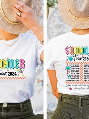 Retro Summer Tour Shirt Summer Vibes Shirt Beach Shirt Hello Summer Shirt Summer Vacation Shirt Trendy Summer Shirt Unique riracha 4