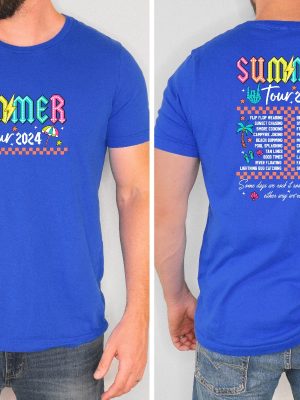 Retro Summer Tour Shirt Summer Vibes Shirt Beach Shirt Hello Summer Shirt Summer Vacation Shirt Trendy Summer Shirt Unique riracha 5