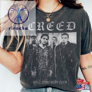 Vintage Creed Band Shirt Creed Band Tour Shirt Graphic Vintage Sweatshirt 2024 Music Concert Tee Y2k Band Shirt Unique riracha 2