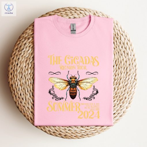 Cicadas Tour Summer 2024 Tshirt Cicada Invasion Tshirt Cicada Concert Shirt Insect Lover Gift Cicadas Comeback Tee Unique riracha 1