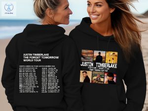 2024 Justin Timberlake Tour Hoodie Forget Tomorrow World Tour Hoodie Justin Timberlake Tour Houston Unique riracha 3