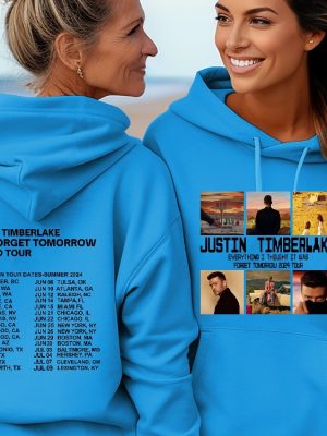 2024 Justin Timberlake Tour Hoodie Forget Tomorrow World Tour Hoodie Justin Timberlake Tour Houston Unique riracha 5