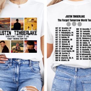 2024 Justin Timberlake Fall Tour Shirt Forget Tomorrow World Tour Hoodie Justin Timberlake Concert Group T Shirt Unique riracha 4