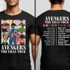 Disney Avengers The Eras Tour Shirt Marvel Super Hero Shirt Disneyland Hulk Shirts Winter Soldier Iron Man Unique riracha 1