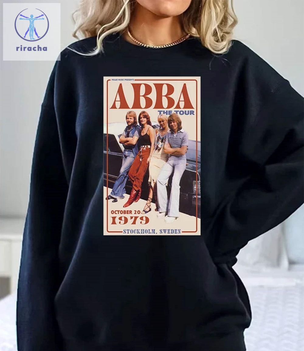The Abba Shirt The Abba Hoodie The Abba Sweatshirts Abba Tour 1979 Shirt Pop Music Shirt Pop Disco Tee Unique