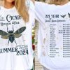 The Cicadas Reunion Tour Summer 2024 Shirt Double Broods Xiii Xix Cicada Scream Skreeee Insect Nature Lover Tee Unique riracha 1