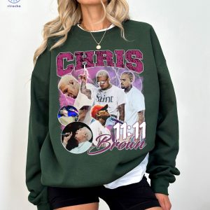 Vintage Style Chris Brown T Shirt Sweatshirt Hoodie Chris Brown Tshirt Retro 90S Sweater Messed Up Chris Brown Clothing Line Unique riracha 2