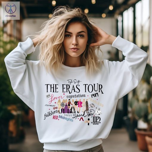 The Eras Tour Shirt For Music Lovers Tee Gifts For Music Lovers Folk Music Hoodie Country Music Hoodie Unique riracha 3