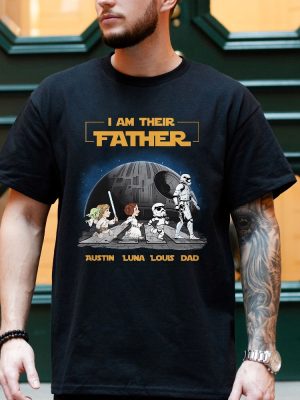 Personalized I Am Their Father Shirt For Dad Custom Fathers Day Shirt With Kid Names Husband Grandpa Gift Unique riracha 5