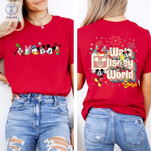 Retro Walt Disney World Two Sided Shirt Mickey And Friends Shirt Magic Kingdom Shirt Disneyworld Shirts Disney Shirts Unique riracha 2
