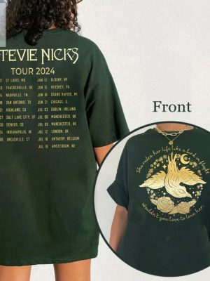 2024 Stevie Nicks Tour Live In Concert T Shirt Shirt Stevie Nicks Tour 2024 Stevie Nicks Tour Setlist Unique riracha 2