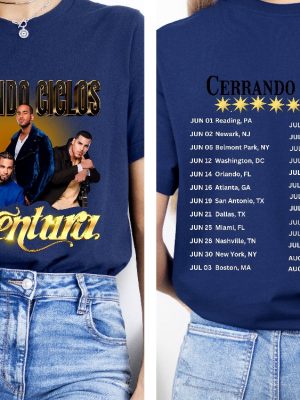 Two Sided Aventura Tour Shirt Aventura Bachata Graphic Shirt Aventura Concert Group Shirt Romeo Santos Shirt Unique riracha 6