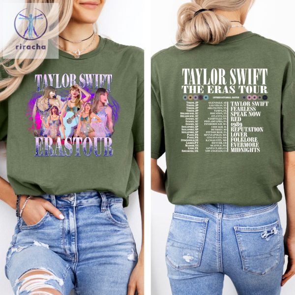 Taylor Swift The Eras Tour T Shirt The Eras Tour Shirt Taylor Swift Merch Concert T Shirt Taylor Swift Eras Tour T Shirt Unique riracha 1