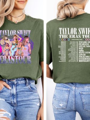 Taylor Swift The Eras Tour T Shirt The Eras Tour Shirt Taylor Swift Merch Concert T Shirt Taylor Swift Eras Tour T Shirt Unique riracha 2