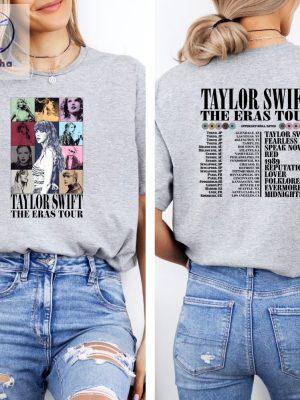 Taylor Swift Merch Concert T Shirt Taylor Swift Eras Eras Tour Shirt Eras Tour Concert Shirt Eras Tour Movie Shirt Two Sided Shirt Unique riracha 2