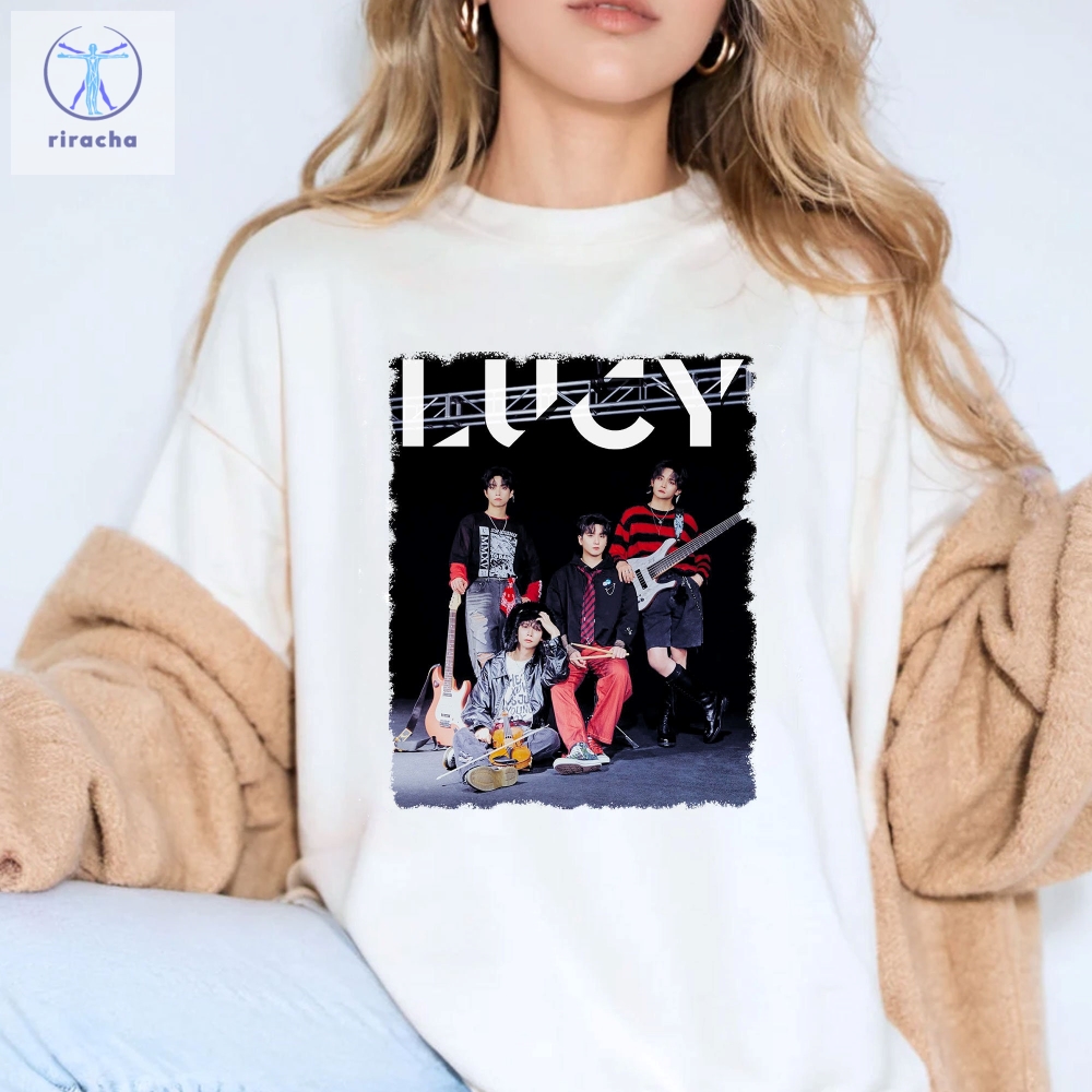 Retro Lucy Shirt Lucy Boy Band Shirt Lucy Fan Shirt Lucy 1St World Tour Written By Flower Shirt Hoodie Sweatshirt Unique