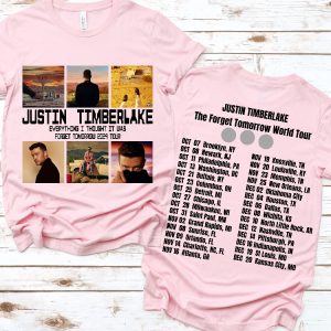 2024 Justin Timberlake Fall Tour Shirt Forget Tomorrow World Tour Hoodie Justin Timberlake Concert Group T Shirt Unique riracha 4 1