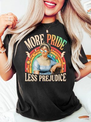 More Pride Less Prejudice Shirt Jane Austen Shirt Proud Ally Shirt Pride Month Shirt More Pride Less Prejudice Shirts Unique riracha 2