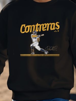 William Contreras Slugger Swing Signature Shirts Unique William Contreras Slugger Swing Signature Hoodie riracha 3