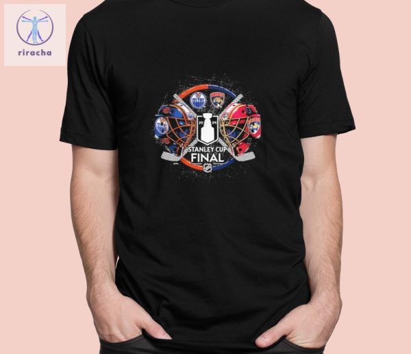 Panthers Vs Oilers 2024 Stanley Cup Final Dueling Shirts Unique riracha 1