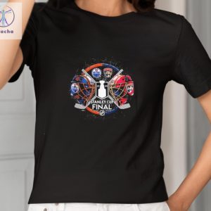Panthers Vs Oilers 2024 Stanley Cup Final Dueling Shirts Unique riracha 2