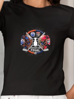 Panthers Vs Oilers 2024 Stanley Cup Final Dueling Shirts Unique riracha 2