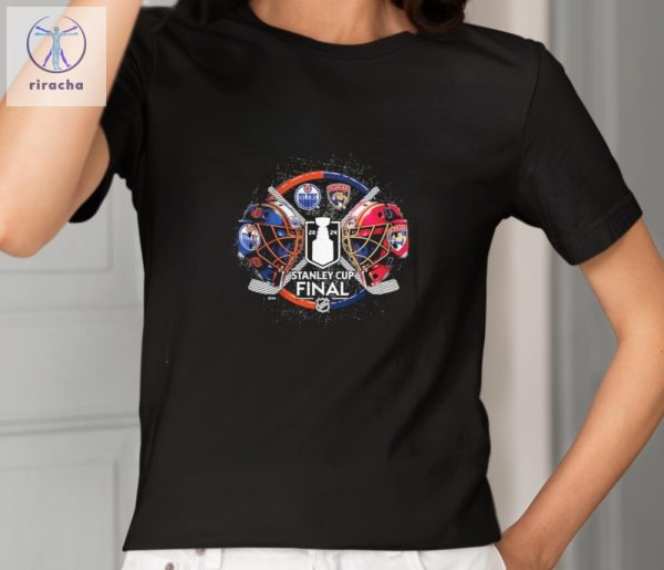 Panthers Vs Oilers 2024 Stanley Cup Final Dueling Shirts Unique riracha 2
